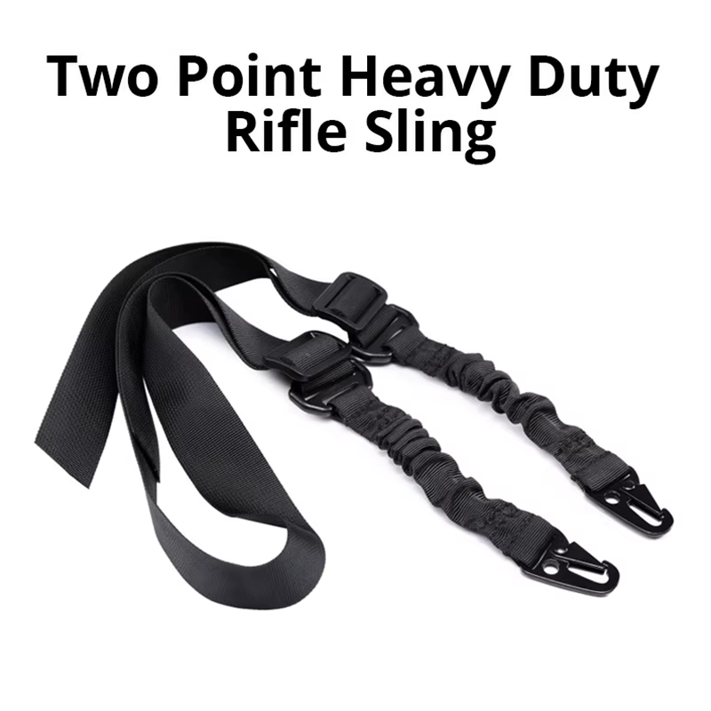 Outdoor Hunting Rifle - Tactical Two Points Sling Bungee Shoulder