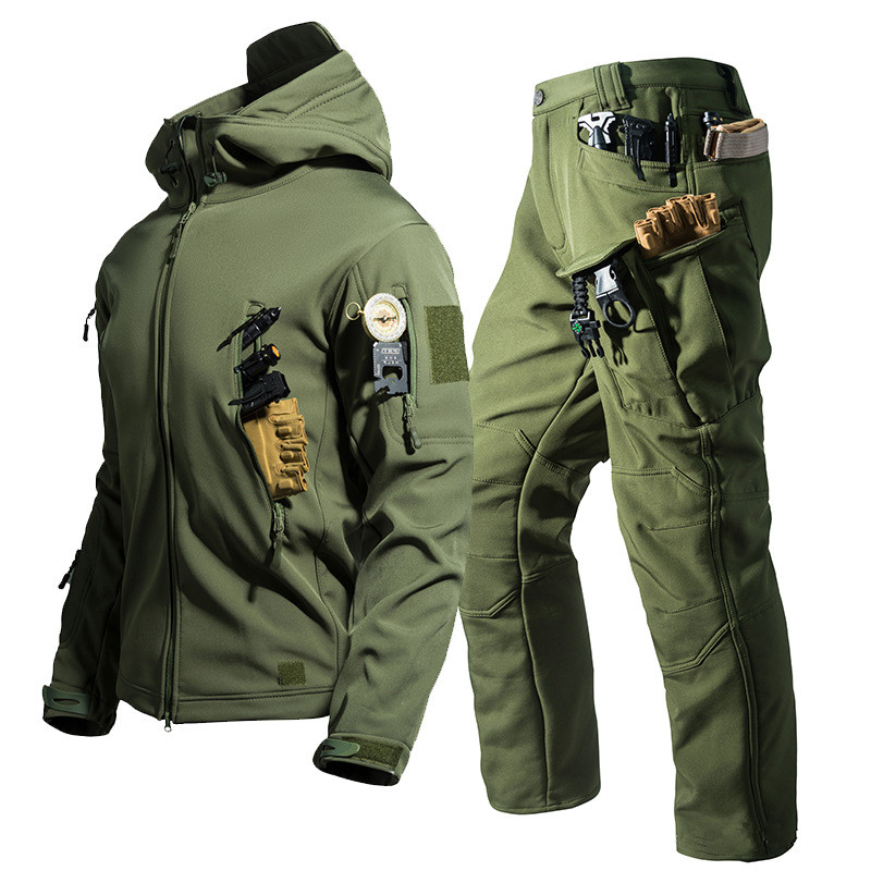 New Soft Shell Tactical Jacket - Outdoor Hunting Coat 评论和价格