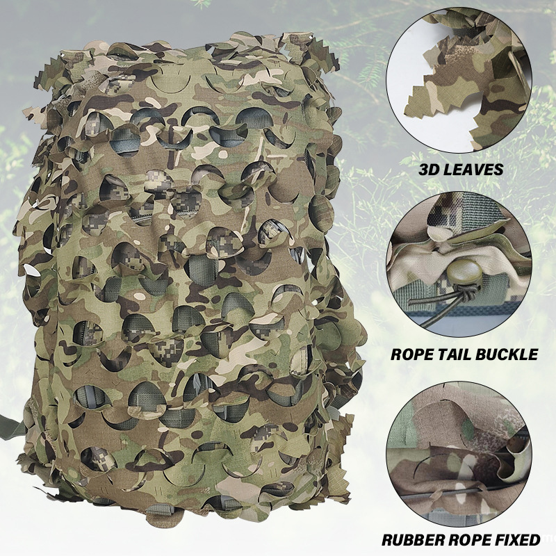 3D Camo Net Backpack Helmet Co - Outdoor Hunting Backpack 评论和价格