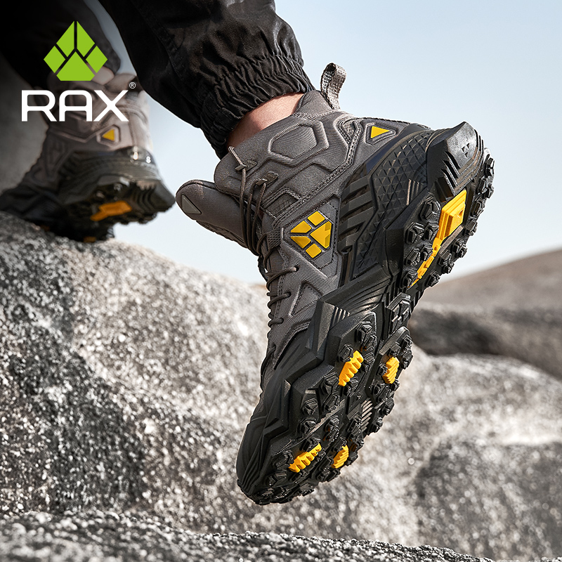 Rax Hiking Shoes Men Waterproo - Outdoor Hunting Fabric 评论和价格