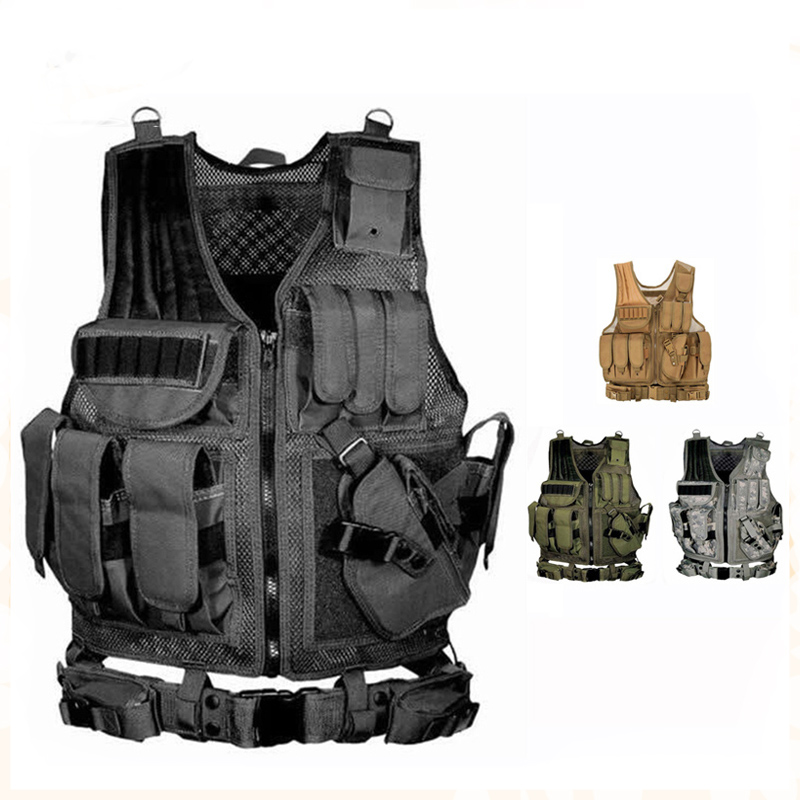 Adjustable Molle Tactical Vest - Outdoor Hunting Coat 评论和价格