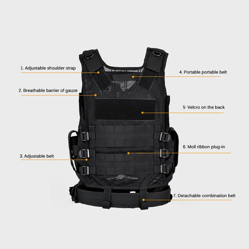 Adjustable Molle Tactical Vest - Outdoor Hunting Coat 评论和价格