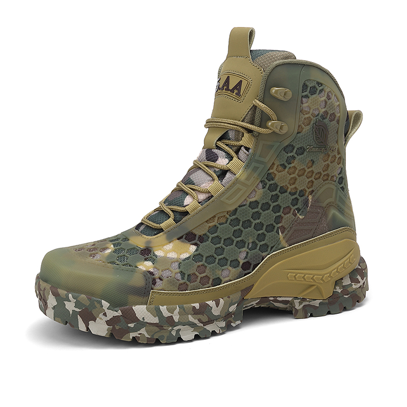 Men Hiking Shoes Waterproof Ta - Outdoor Hunting Fabric 评论和价格