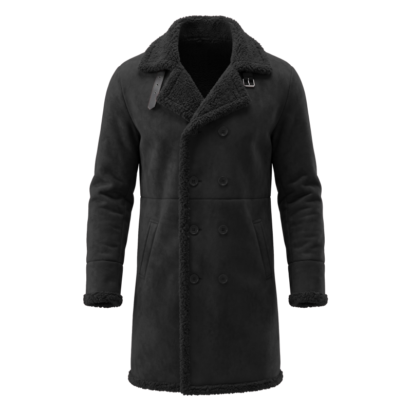 Men's Faux Suede Fur Lined Win - Outdoor Hunting Coat 评论和价格