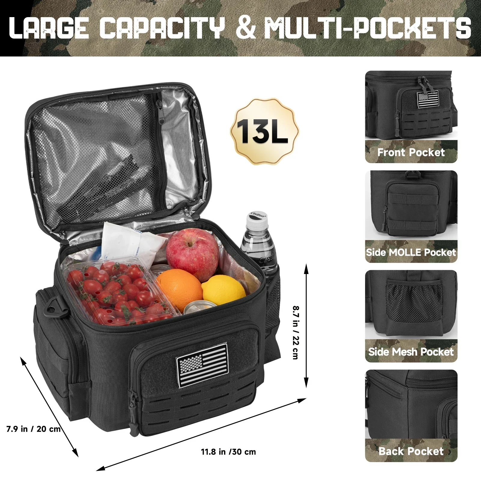 13L Tactical Thermal Cooler Ba - Outdoor Hunting Backpack 评论和价格